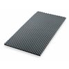Sound Seal Acoustic Foam, Convoluted, Gray, 1in, PK4 CF1
