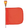 Checkers Warning Whip, HD, 8 Ft, Flag and Socket FS8L-O