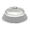 Weiler Crimped Wire Cup Wire Brush, Arbor, 4" 93124