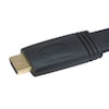 Monoprice Flat HDMI Cable, Std Spd, Black, 30ft, 24AWG 4163