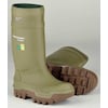 Dunlop Size 11 Men's Steel Rubber Boot, Green E662843