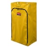 Rubbermaid Commercial Replacement Bag for 5M880, 30 1/2 in H, 17 1/2 in L, 10 1/2 in W, Vinyl, Yellow 1966719