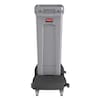Rubbermaid Commercial Container Dolly, 200 lb. Load Cap., Black 1980602