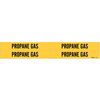 Brady Pipe Marker, Propane Gas, Y, 3/4 to2-3/8 In 7227-4