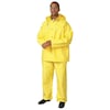Condor FR Rain Jacket/Detachable Hood, Yellow, M 2AZ46