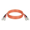Tripp Lite Fiber Optic Patch Cord, SC/SC, 2m, Orange N306-006