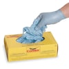 Condor Disposable Gloves, Nitrile, Powdered Blue, M, 100 PK 2XMA3