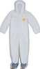 Dupont Hooded Disposable Coveralls, 25 PK, White, Microporous Film Laminate, Zipper NG122SWHXL002500