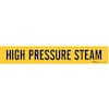 Brady Pipe Mrkr, High Pressure Steam, 8In orGrtr, 7141-1HV 7141-1HV