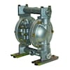 Dayton Double Diaphragm Pump, Aluminum, Air Operated, PTFE, 35 GPM 6PY54