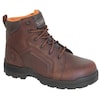 Rockport Works Size 10W Men's 6 in Work Boot Composite Work Boot, Brown RK6640