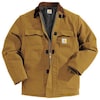 Carhartt Men's Brown Cotton Coat size 3XLT C003-BRN 3XL TLL