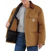 Carhartt Men's Brown Cotton Duck Coat size M C003-BRN MED REG