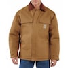 Carhartt Men's Brown Cotton Duck Coat size L C003-BRN LRG REG