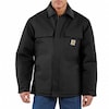 Carhartt Men's Black Cotton Coat size 4XL C003-BLK 4XL REG