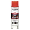 Rust-Oleum Precision Line Marking Paint, 20 oz, Fluorescent Red, Water -Based 1862838