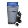 Rubbermaid Commercial Brute Container Dolly, 200 lb., 20-1/4"W, Black FG264600BLA