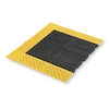 Notrax Black with Yellow Border Portholes Drainage Mat 2 ft. 6" W x 6 ft. L, 7/8" 520S3072BY