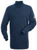 Vf Imagewear Flame Resistant Mock Turtleneck Shirt, Navy, Cotton, XL SEK2NV RG XL