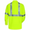 Vf Imagewear Flame Resistant Collared Shirt, Yellow/Green, L SMW4HV RG L