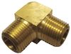 Zoro Select Brass 45 Degrees Street Elbow, MNPT x FNPT, 3/4" Pipe Size 6AYT5
