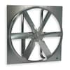 Dayton Standard Duty Exhaust Fan with Motor and Drive Package, 36 in Blade Dia, 115/208-230V AC, 1 hp 7CF11