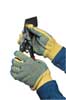Ansell Cut Resistant Gloves, Yellow/Green, M, PR 70-340