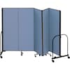 Screenflex Partition, 9 Ft 5 In W x 7 Ft 4 In H, Blue CFSL745-DB