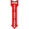 Zing Fire Extinguisher Sign, 12" Height, 9" Width, Plastic, English 4052