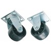 Greenlee Caster Set, Rubber, Silver 696