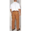 Carhartt Double Front Work Pants, Brown, Size 38x34 B01 BRN 38 34