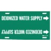 Brady Pipe Mkr, Deionized Water Supply, 6to7-7/8 4173-F