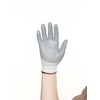 Ansell Antistatic Gloves, L, Gray/White, PR 11-100