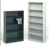 Tennsco 2-Shelf Stationary Bookcase, 28"x34-1/2" Black B-30BK