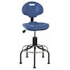 Bevco Polyurethane Desk Chair, 15" to 20", No Arms, Black 7000-BLK