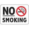 Electromark No Smoking Sign, 4 in Height, 4 in Width, Vinyl, No Text S1479SC4