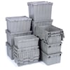 Quantum Storage Systems Gray Attached Lid Container, Plastic QDC2213-12