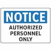 Electromark Notice Sign, 7 in Height, 10 in Width, Aluminum S192FA
