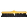 Rubbermaid Commercial 18 in Sweep Face Push Broom, Black FG9B0600BLA