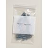 Zoro Select Reclosable Poly Bag Zipper Seal 5" x 3", 2 mil, Clear, Pk100 5ZW32
