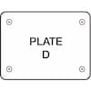 Zoro Select Plate Caster, Rigid, Steel, 6 in., 5000 lb. TFT150STTT