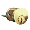 Kaba Ilco Lockset Cylinder, Bright Brass, Keyway Type Schlage(R) C, 5 Pins 7075SC10-03-KD