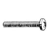 Zoro Select #8-32 x 5/8 in Phillips Pan Machine Screw, Plain 18-8 Stainless Steel, 100 PK U51122.016.0062