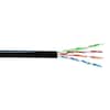 Gepco Cable, Cat 5e, 24 AWG, 1000 ft, Black CT504HD.41