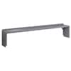 Tennsco Shelf Riser, 72 W x 10-1/2 D x 18 H, Gray R-107218 | Zoro