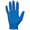 Ansell TouchNTuff Disposable Nitrile Gloves, Food Grade, Powdered, Latex Free, L, (9), Blue, 100 Pack 92-575