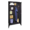 Zoro Select 16 20 22 ga. Steel Storage Cabinet, 36 in W, 78 in H, Stationary 1UEY9