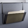 Officemate Wall Pocket, Legal, 7Hx16 1/3W In, Smoke 21441