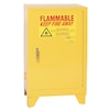 Eagle Mfg Flammable Safety Cabinet, 12 gal., Yellow 1925LEGS