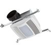 Broan Ceiling Bathroom Fan, 110 cfm, 6" Duct Dia., 120VAC, Lighted QTX110SL